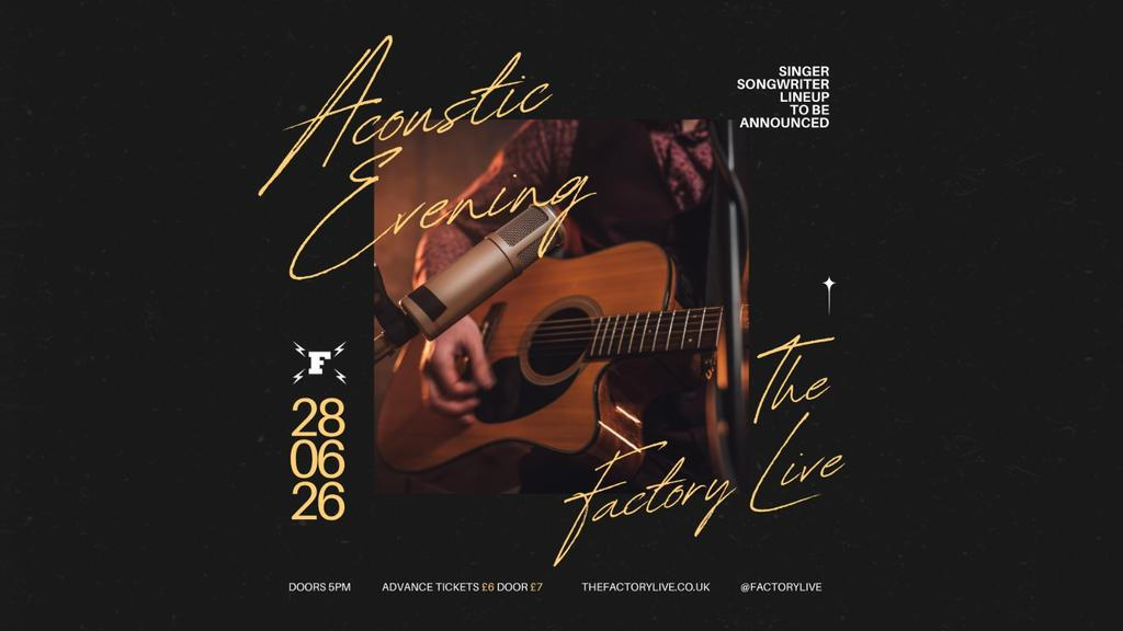 Sunday 28th June - Evening of Acoustic